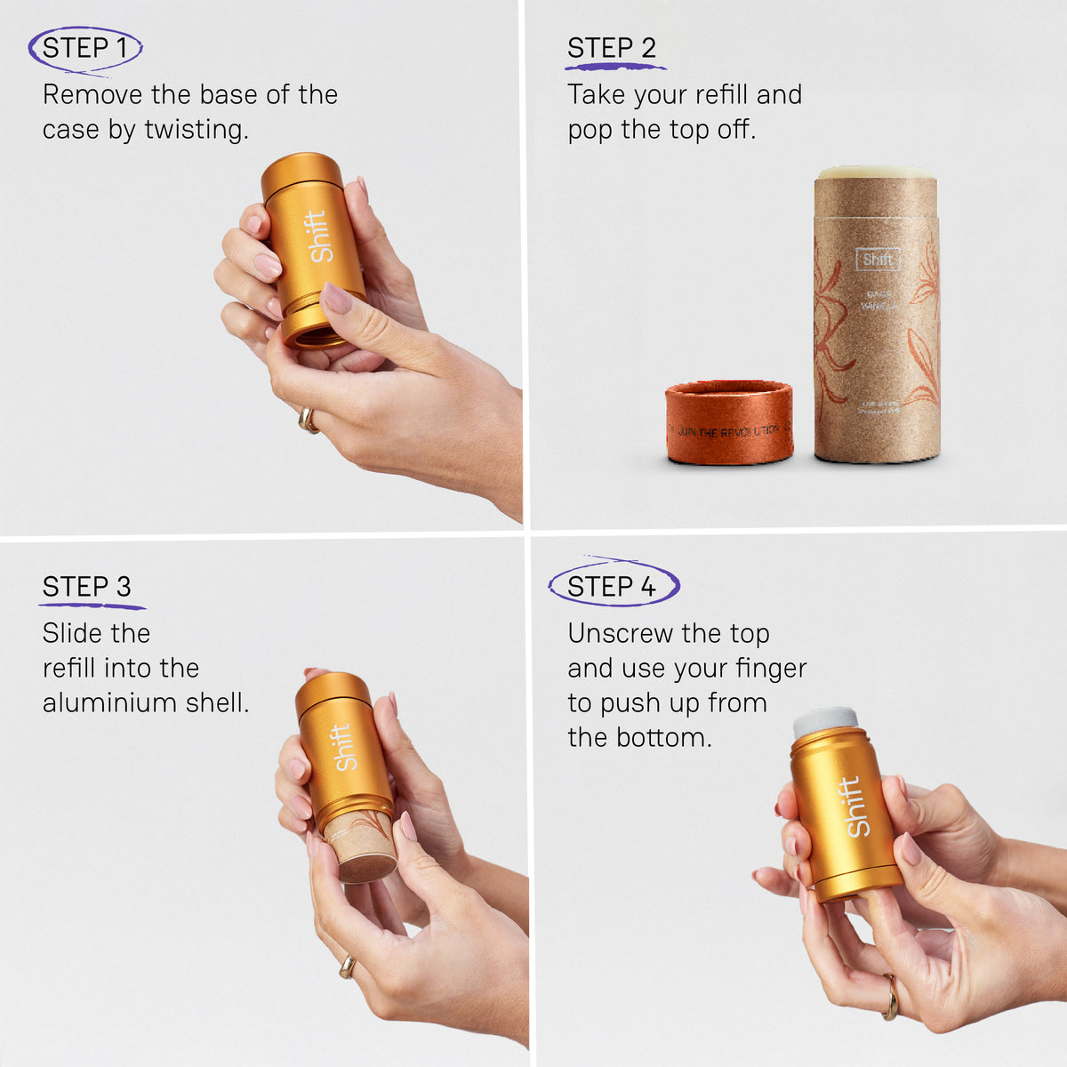 Natural Deodorant Starter Set