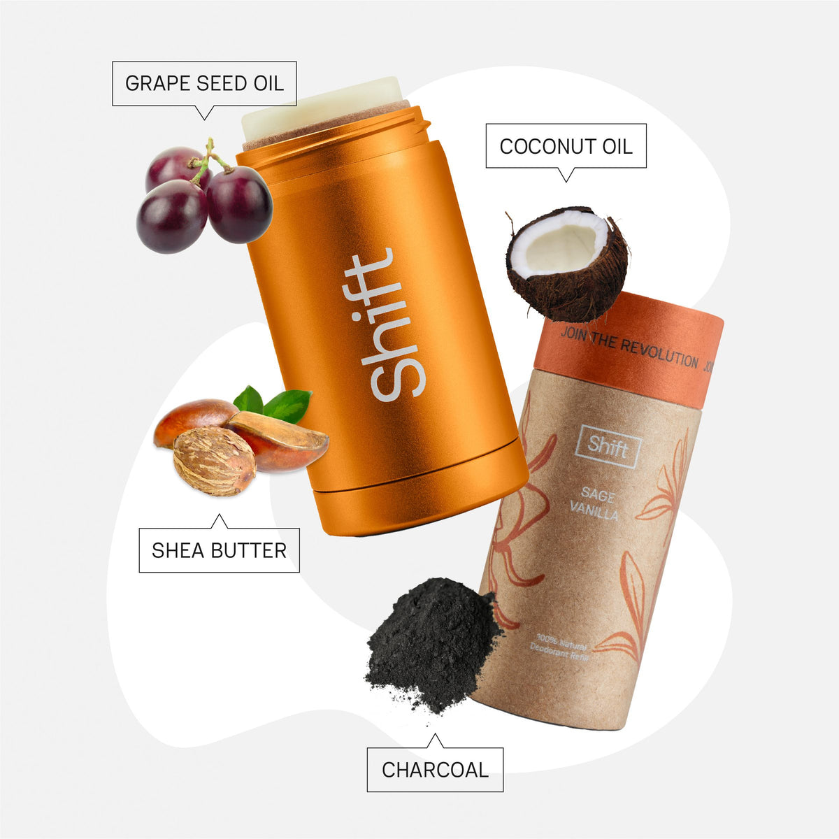 Natural Deodorant Starter Set